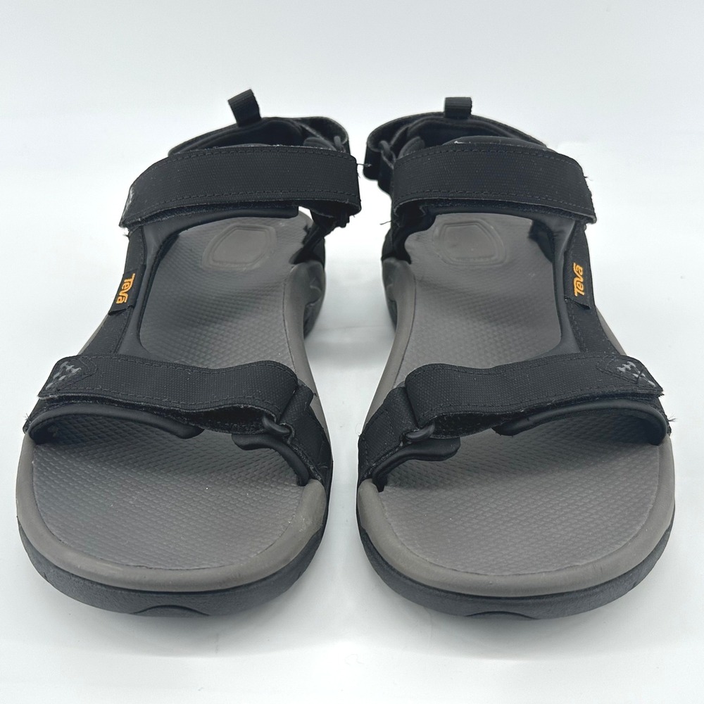 Teva Terra Fi 5 Universal Sandals Men Size 9 Black Grey 1110392 Gorpcore Hiking - Picture 3 of 9
